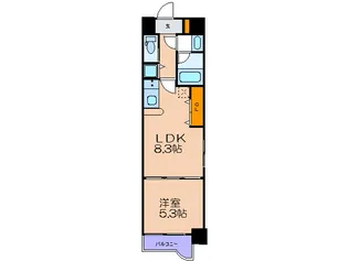 アクシア【10階】の間取り