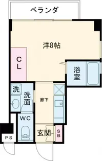 コリドール シュッド【2階】の間取り