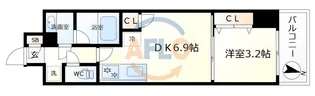 Dimora靭公園【4階】の間取り