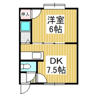 ダンディ船見Jr【2階】の間取り