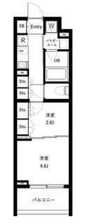 セジョリ高井戸【1階】の間取り