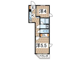 ヴァンハウス金沢八景【5階】の間取り
