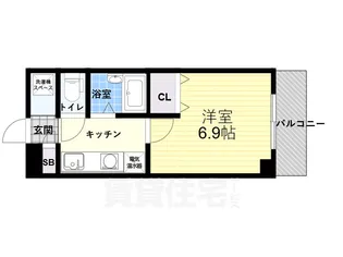 メゾン明日香【4階】の間取り