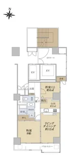 RICイーストコート8番街 1番館【2階】の間取り