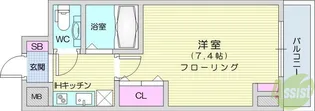 HF愛宕橋レジデンス【3階】の間取り