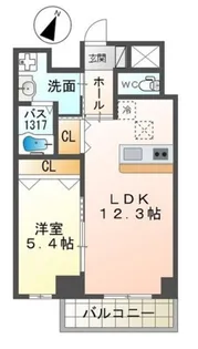 YFセントラルヒルズ【1階】の間取り