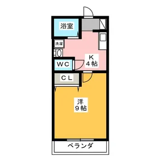 ラージワンコート【2階】の間取り