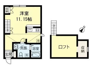 Leben’s GardenII【2階】の間取り