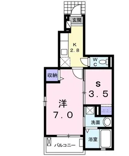Arcadia【1階】の間取り