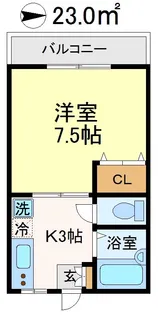 ドウェル祖師谷【2階】の間取り