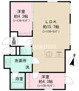 ベラ・カーサ大岡山【2階】の間取り