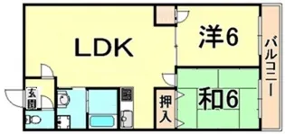 グレース園田【2階】の間取り