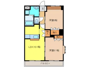 プリオール【2階】の間取り