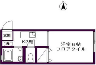 メゾンブランシェ【1階】の間取り