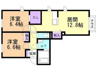 シャーメゾンレジーナ【2階】の間取り