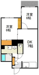 新大阪マスタニオフィション【5階】の間取り