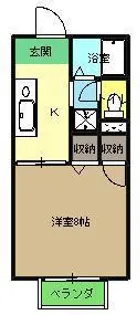 ディアス・イダ【1階】の間取り