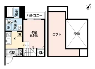 フェリーチェ井尻【1階】の間取り