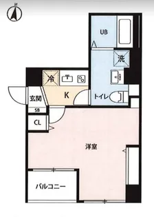 LiveFlat菊川【7階】の間取り