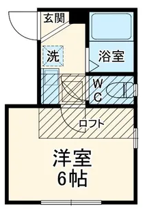 サニープレイス【1階】の間取り