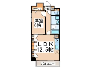 メゾンジェルメ【5階】の間取り