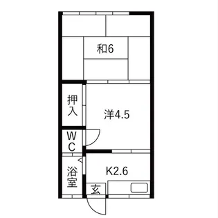 なでしこ荘【2階】の間取り