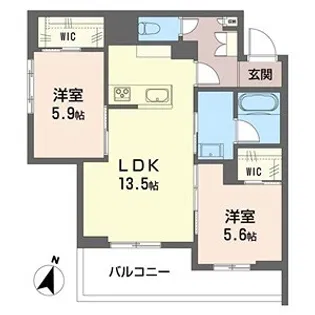 ジャカランダ【3階】の間取り