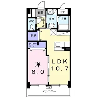 ライムストーンヒルズ【5階】の間取り