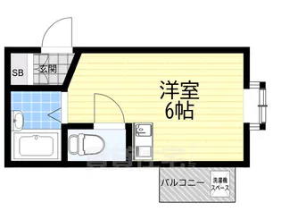 ハイツフィールド1【2階】の間取り