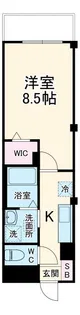 GENOVIA原木中山【1階】の間取り