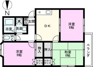マインドハイムPURO2期【1階】の間取り