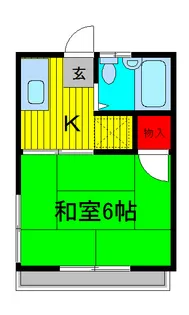 トレス芝【1階】の間取り