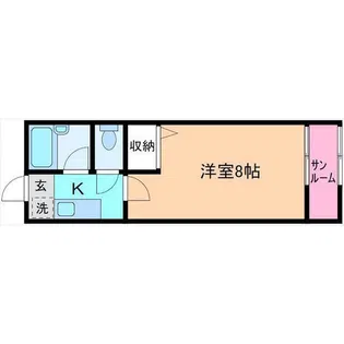 アイリス【1階】の間取り