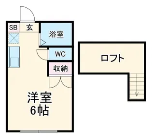 サニースマイル三ツ井【1階】の間取り