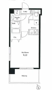 ラヴィエント浅草言問【8階】の間取り