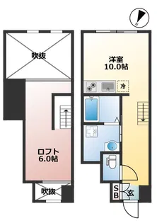 エピ駒沢【1階】の間取り