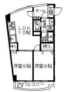 ヴァンベール【4階】の間取り