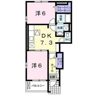 SUN MARINA【1階】の間取り