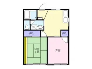 グリーンパレスN【1階】の間取り