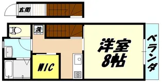 エクシヴ上富野【2階】の間取り