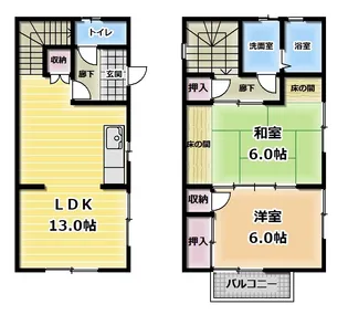 静岡県富士市宮島【アパート】の間取り