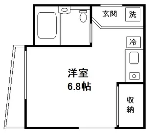 パールフラッツ【1階】の間取り