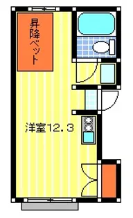 ダイヤモンドパレス【2階】の間取り