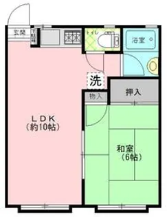 フジハイム【2階】の間取り