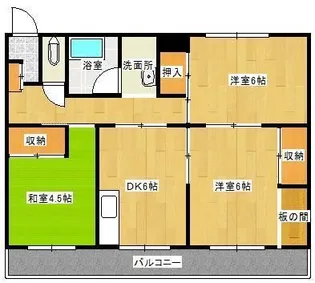 きめたマンション【3階】の間取り