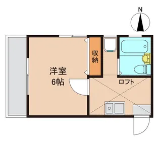 クレール中山【1階】の間取り
