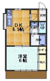 津村アパート【1階】の間取り
