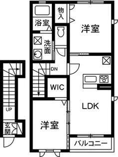 グロワール【2階】の間取り