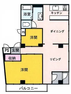 プライム伊藤【3階】の間取り