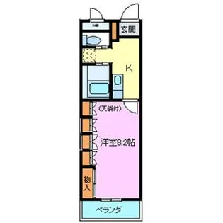 パークアベニュー竹原【4階】の間取り
